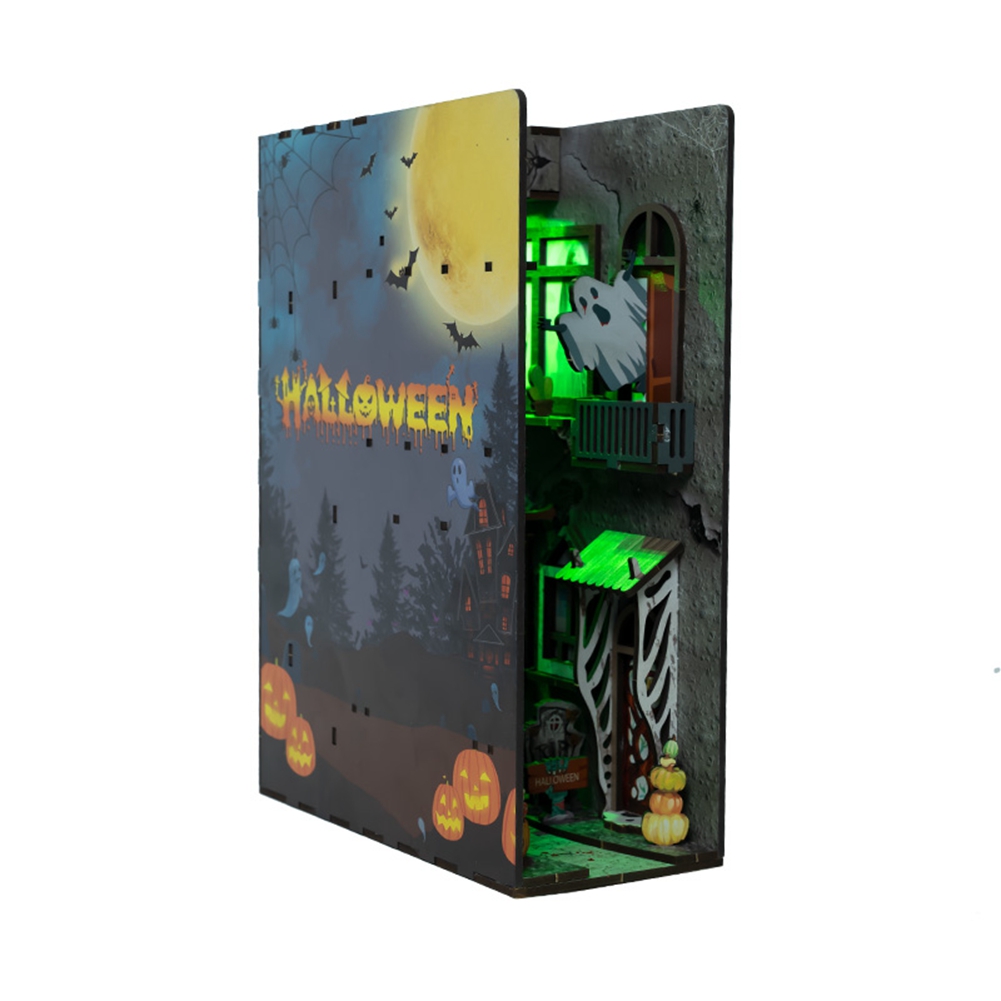 Spooky Alley DIY Book Nook Kit | Halloween Edition-Book Nook World