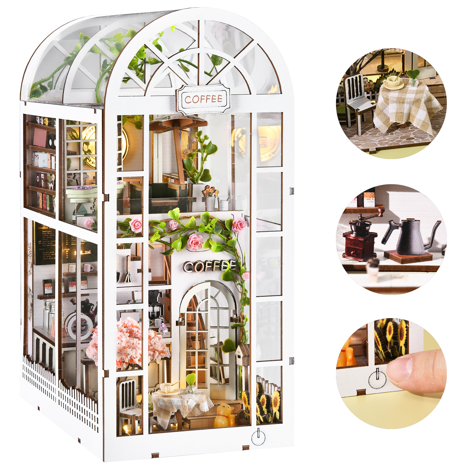 Coffee Shop DIY Book Nook Kit-Book Nook World