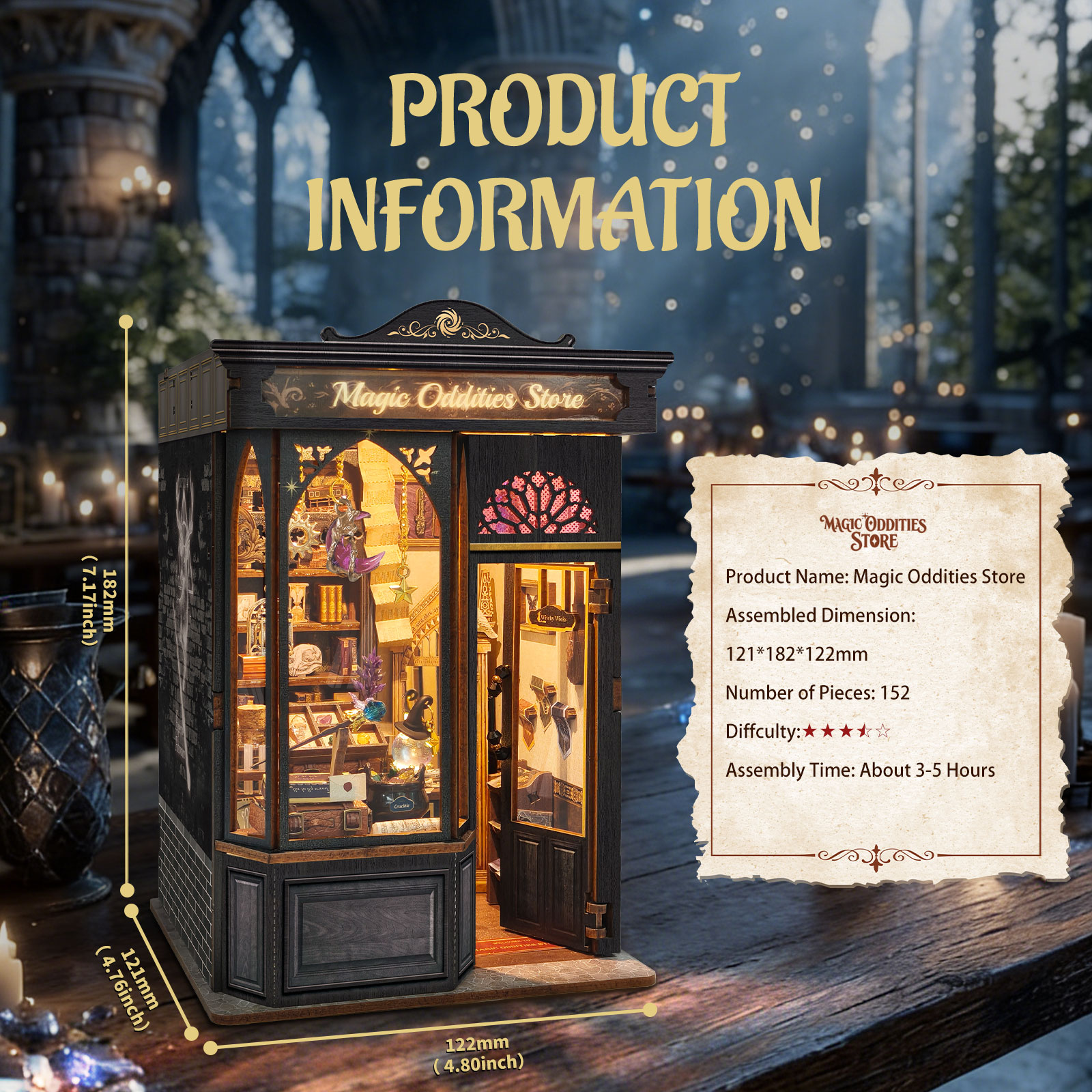 Magic Oddities Store DIY Book Nook Kit