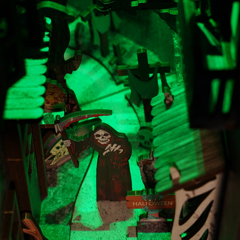 Spooky Alley DIY Book Nook Kit | Halloween Edition-Book Nook World