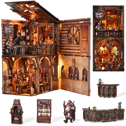 The Ancient Bar DIY Book Nook Kit-Book Nook World