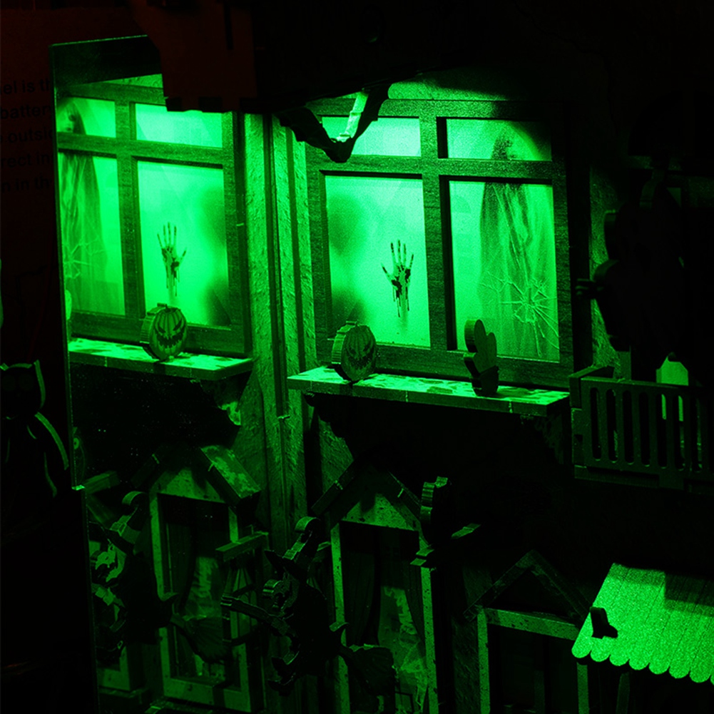 Spooky Alley DIY Book Nook Kit | Halloween Edition-Book Nook World