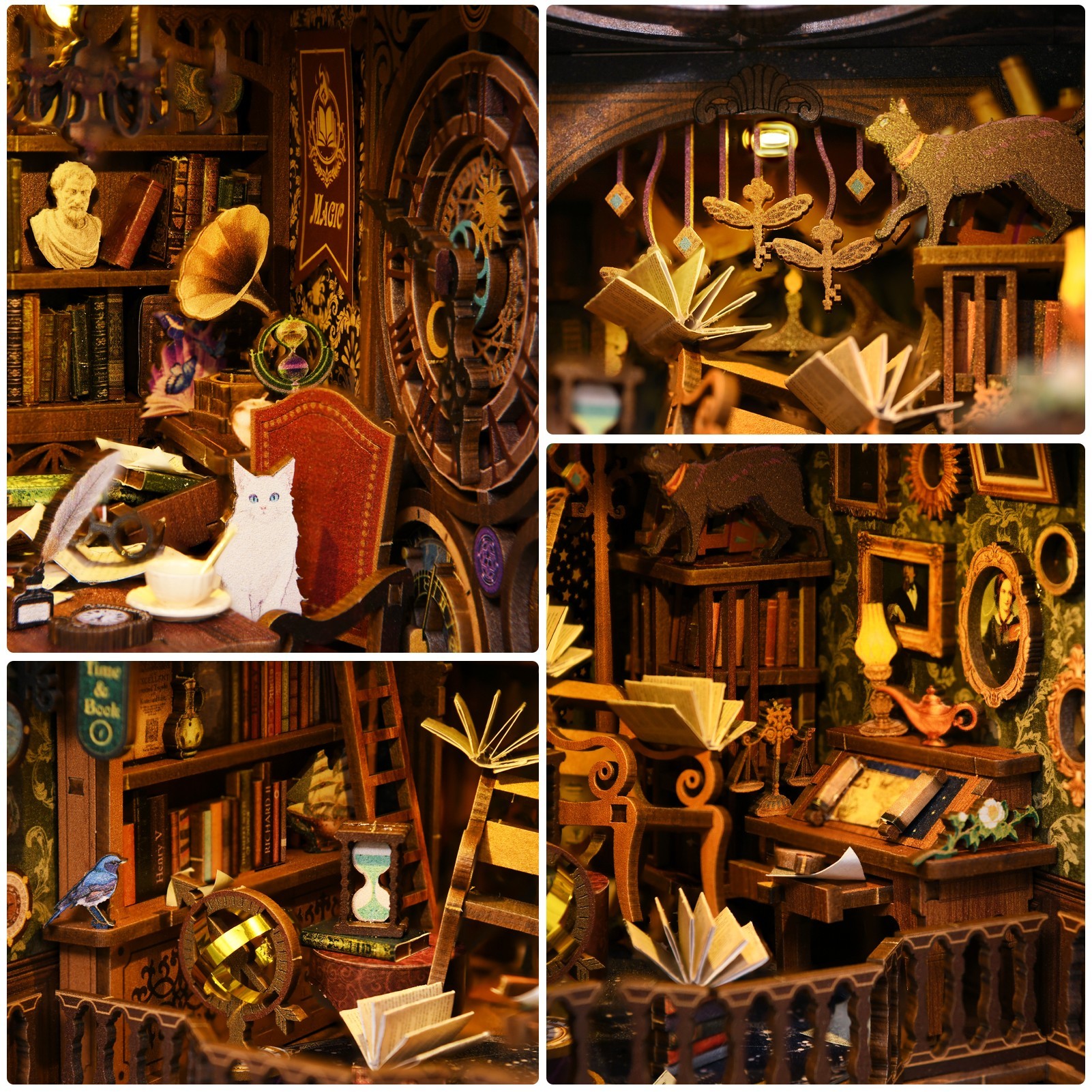 Wander Library DIY Book Nook Kit-Book Nook World