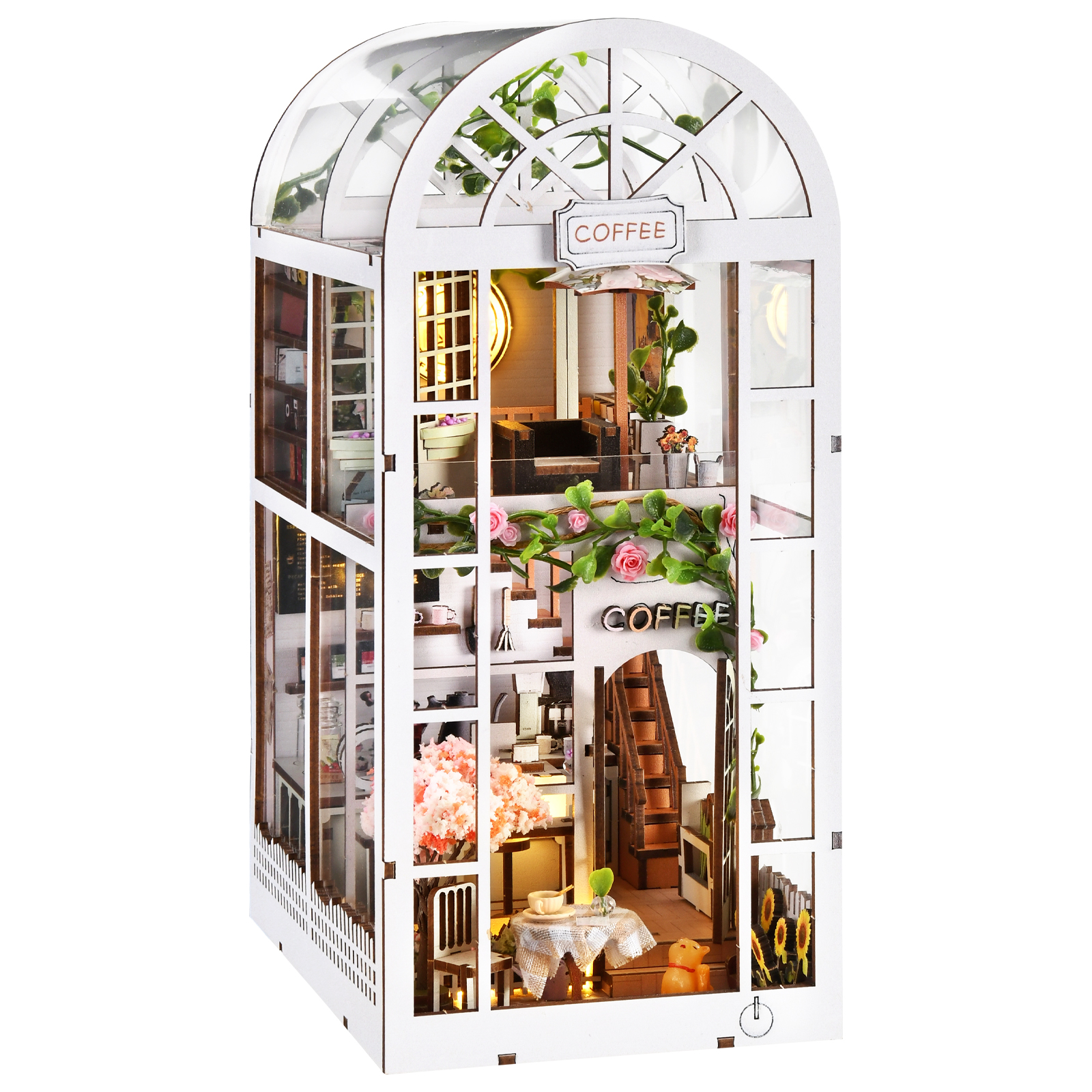 Coffee Shop DIY Book Nook Kit-Book Nook World