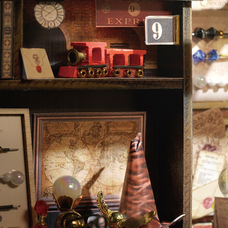 Magic House DIY Wooden Miniature House Kit-Book Nook World