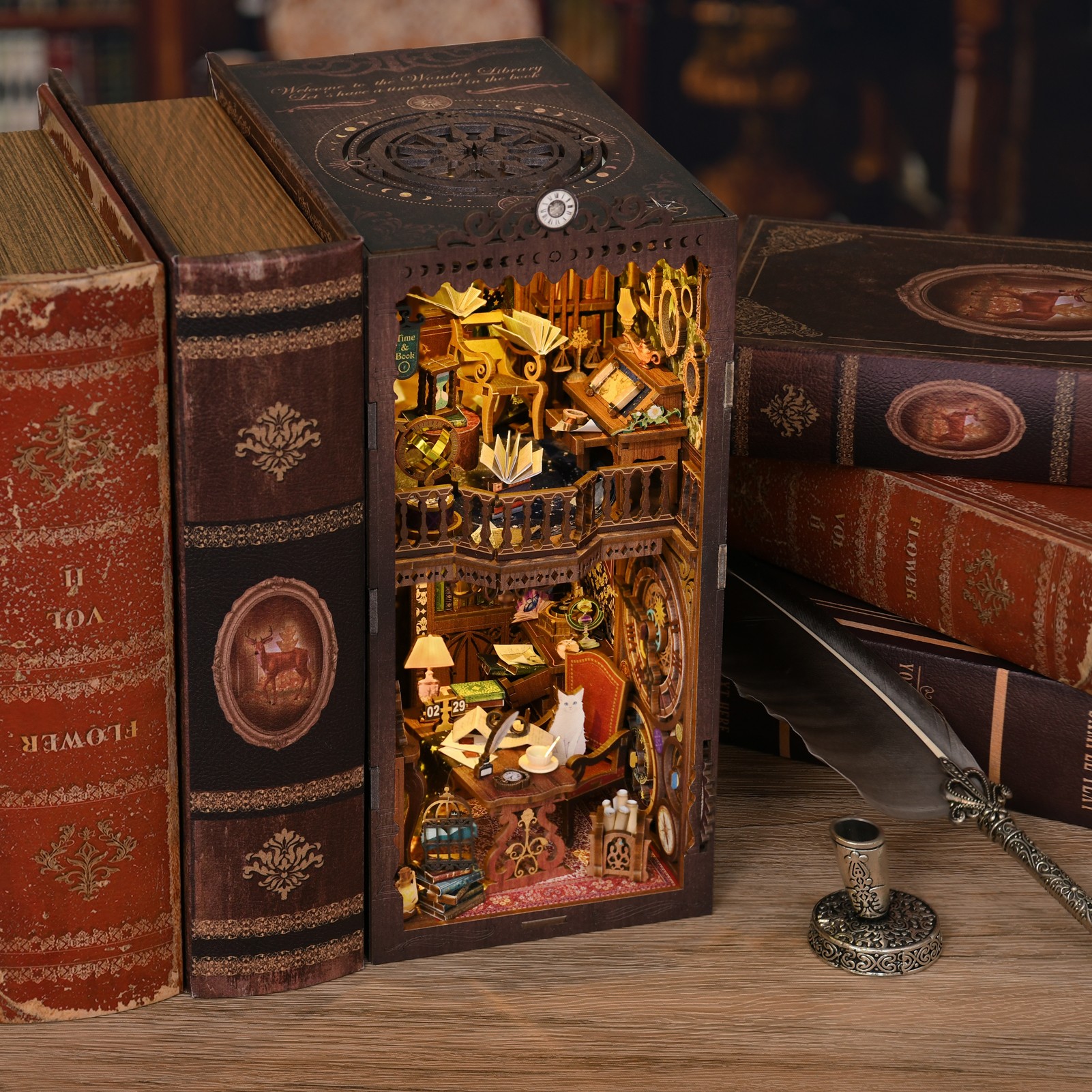 Wonder Library DIY Book Nook Kit-Book Nook World