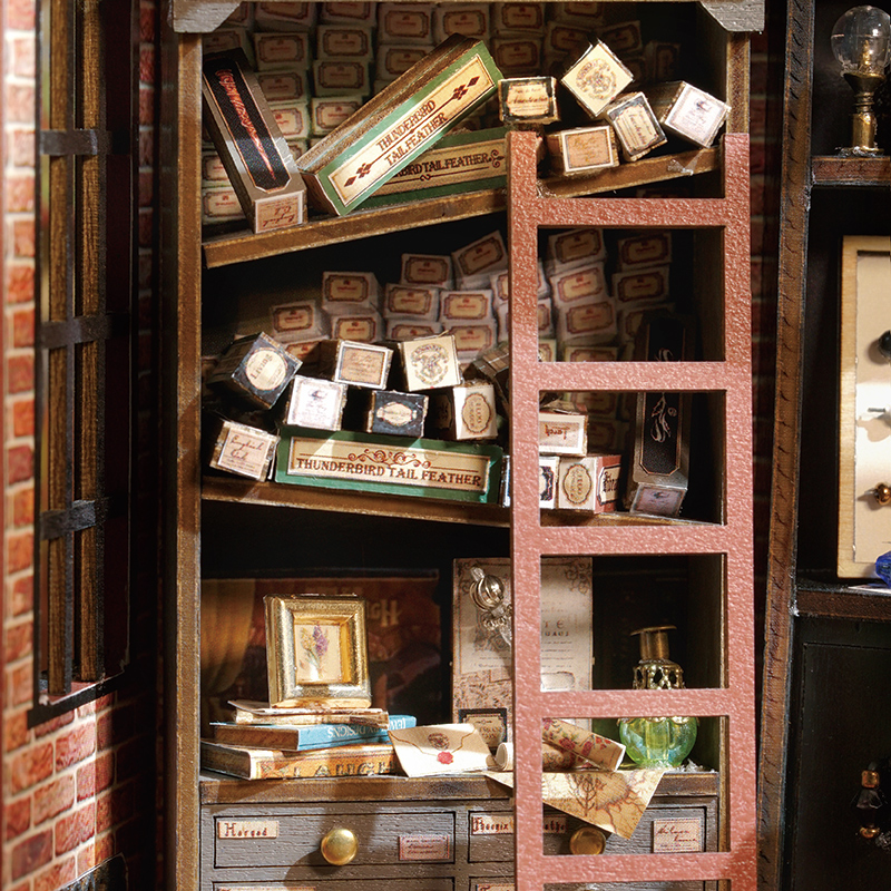 Magic House DIY Wooden Miniature House Kit-Book Nook World