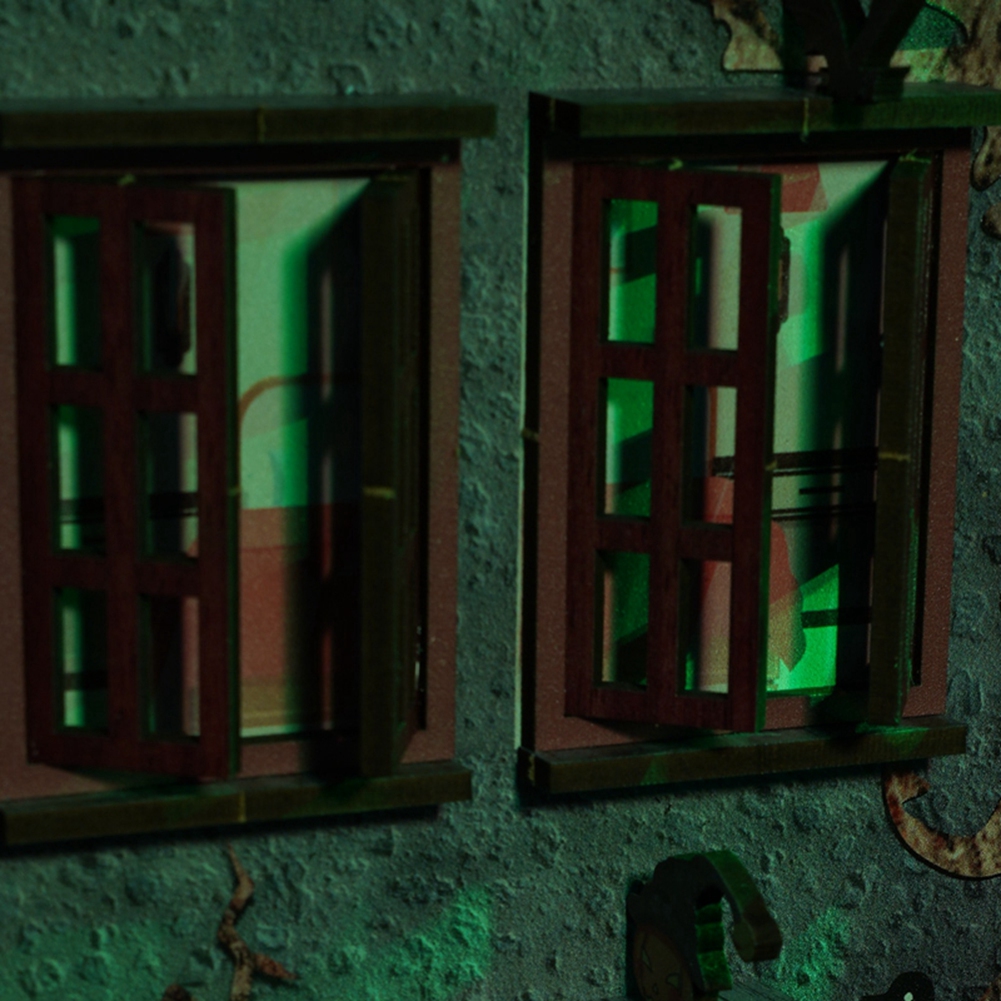 Spooky Alley DIY Book Nook Kit | Halloween Edition-Book Nook World