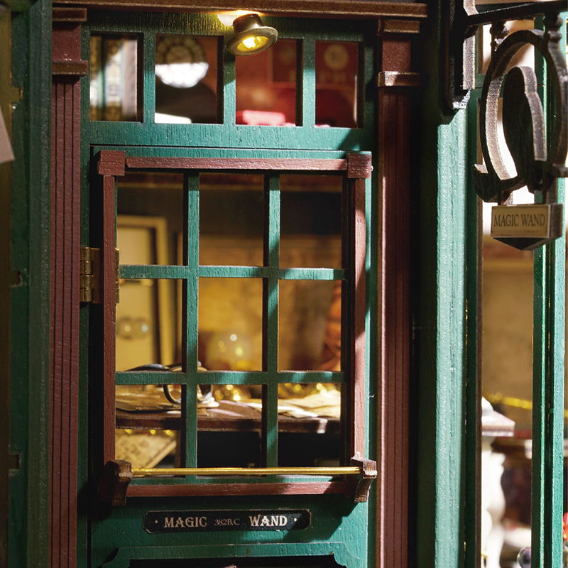 Magic House DIY Wooden Miniature House Kit-Book Nook World