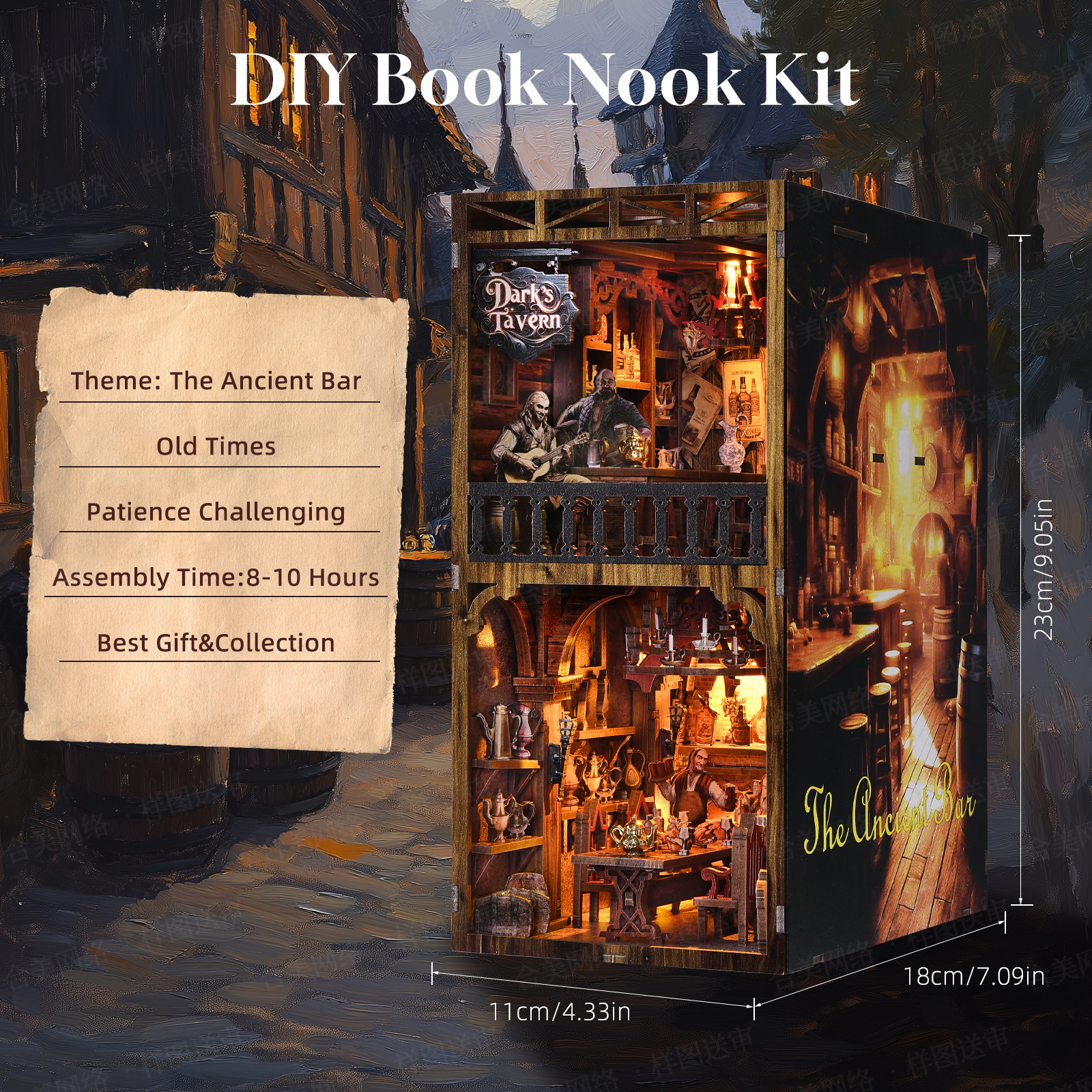 The Ancient Bar DIY Book Nook Kit-Book Nook World