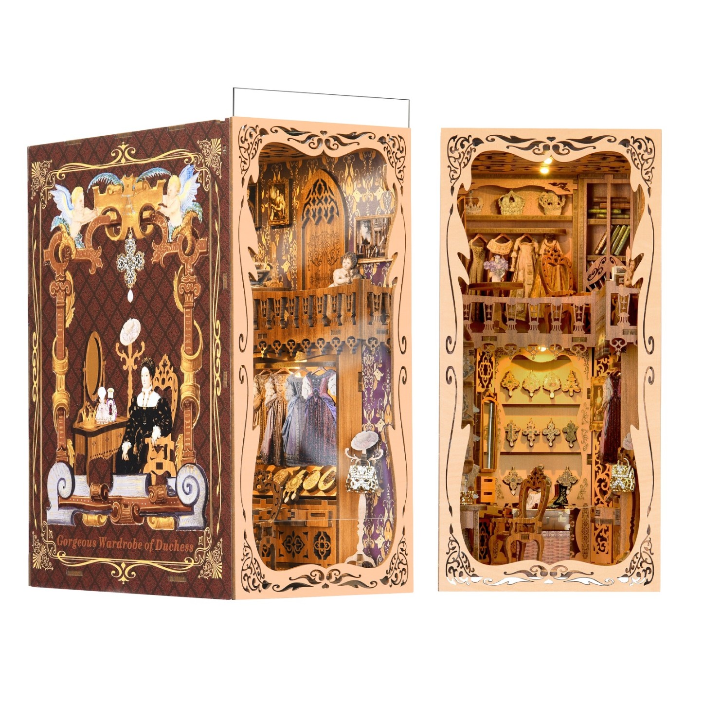 Wardrobe of Duchess DIY Book Nook Kit -Book Nook World
