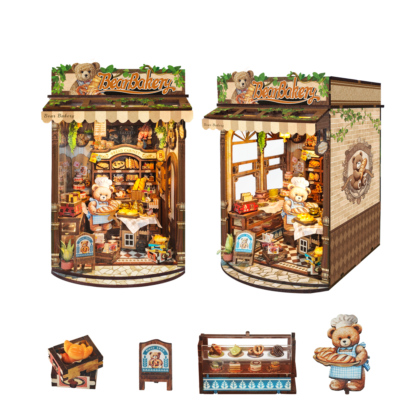 Bear Bakery DIY Book Nook Kit