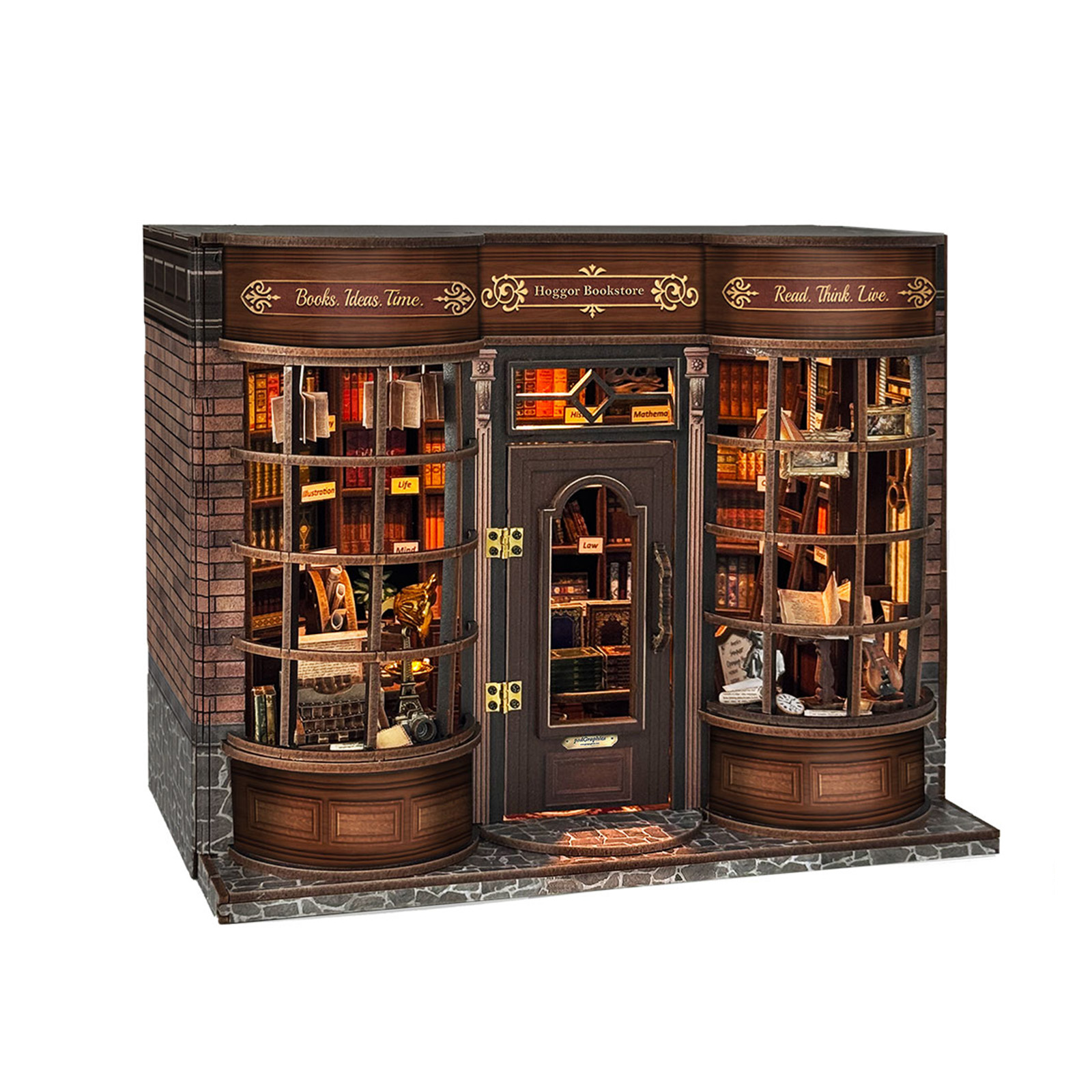 Hoggor Bookstore DIY Miniature Kit