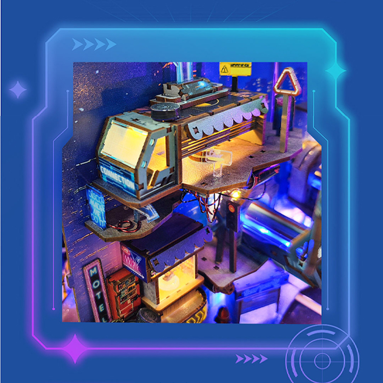 New Cyberpunk DIY Book Nook Kit -Book Nook World