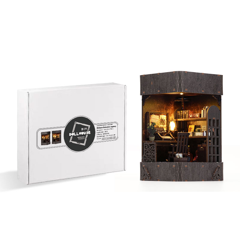 Detective Agency DIY Dollhouse Book Nook Kit-Book Nook World