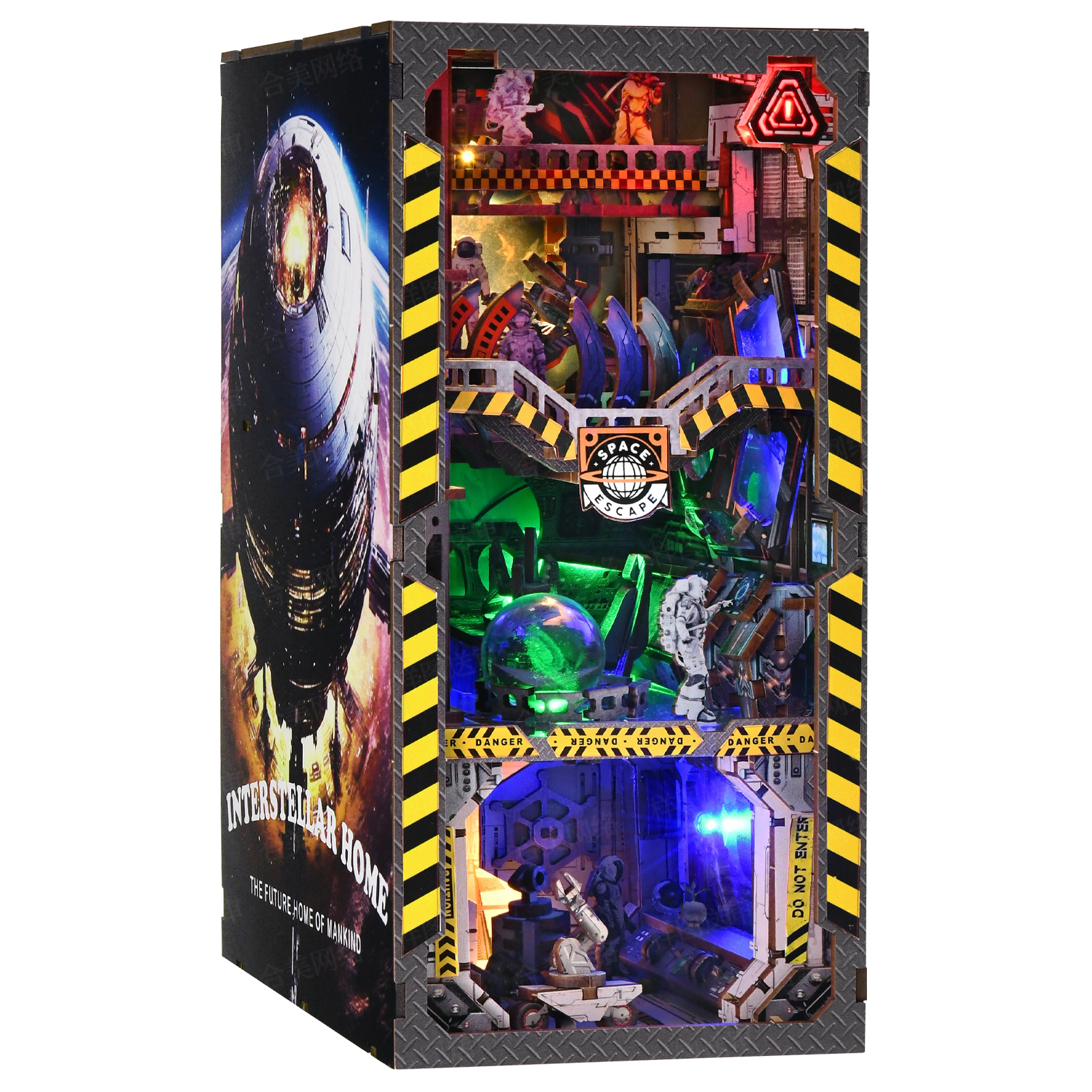 Interstellar Home: The Future Home of Mankind DIY Book Nook Kit-Book Nook World