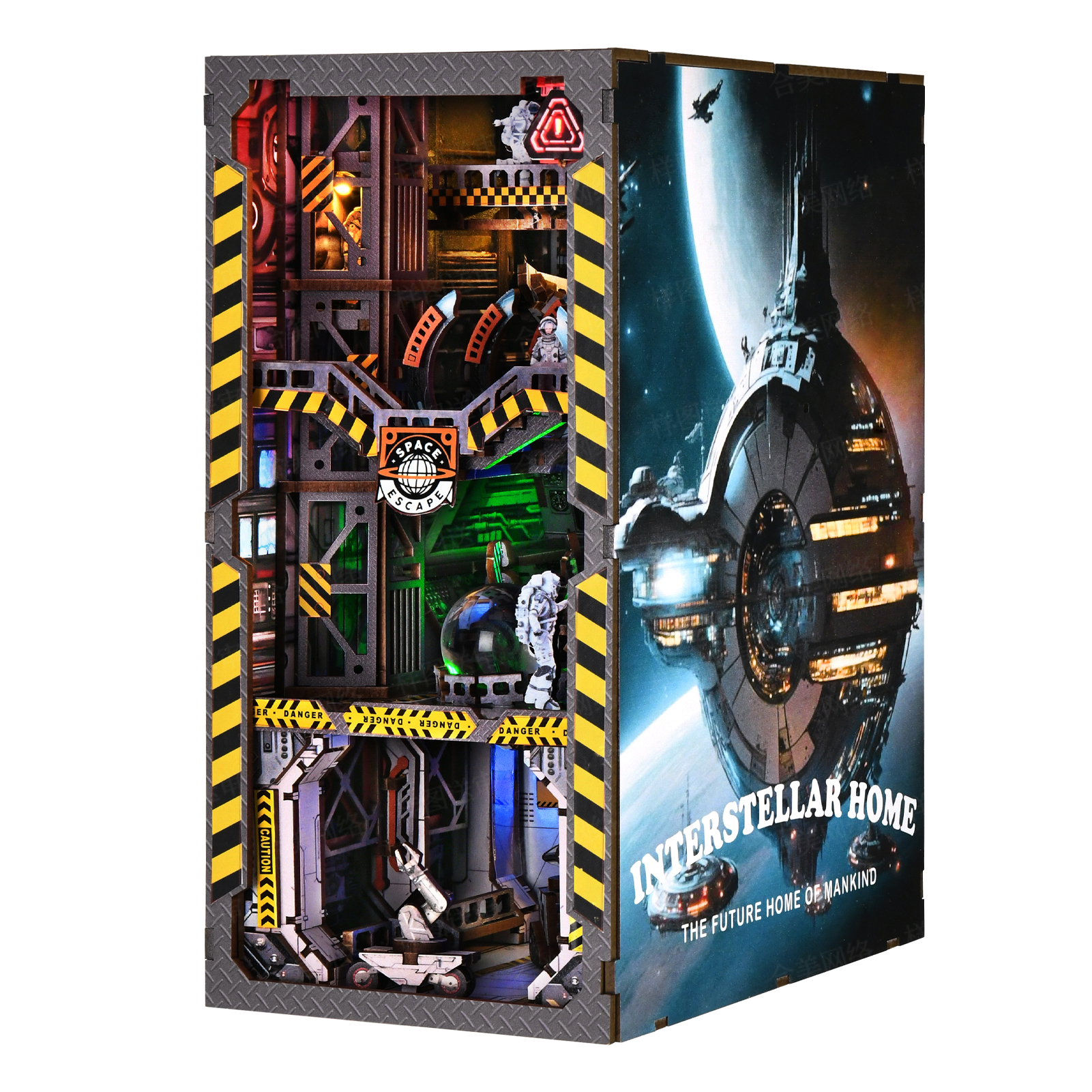 Interstellar Home: The Future Home of Mankind DIY Book Nook Kit-Book Nook World