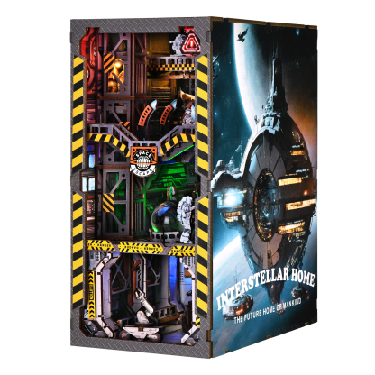 Interstellar Home: The Future Home of Mankind DIY Book Nook Kit-Book Nook World