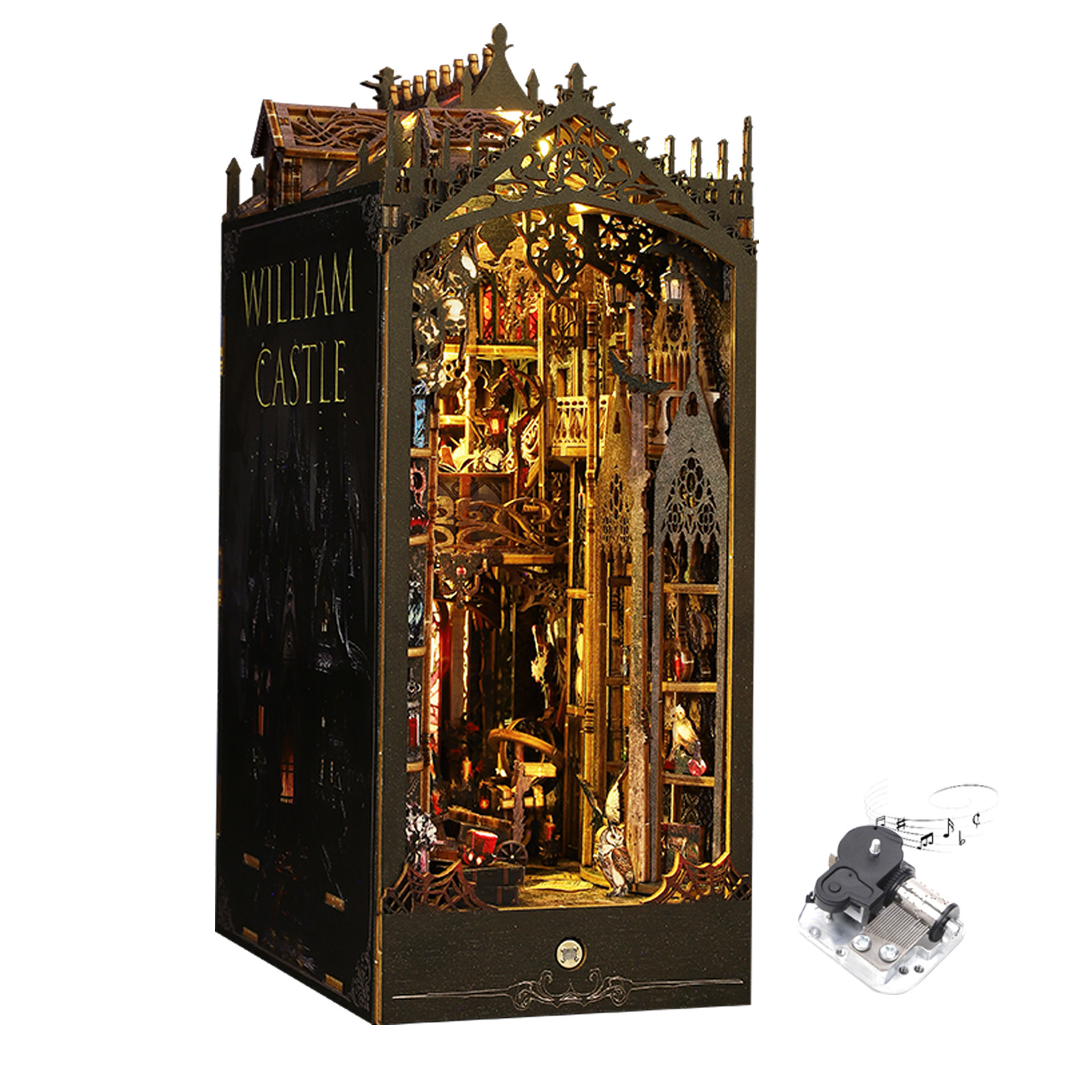 William Castle DIY Book Nook Kit-Book Nook World