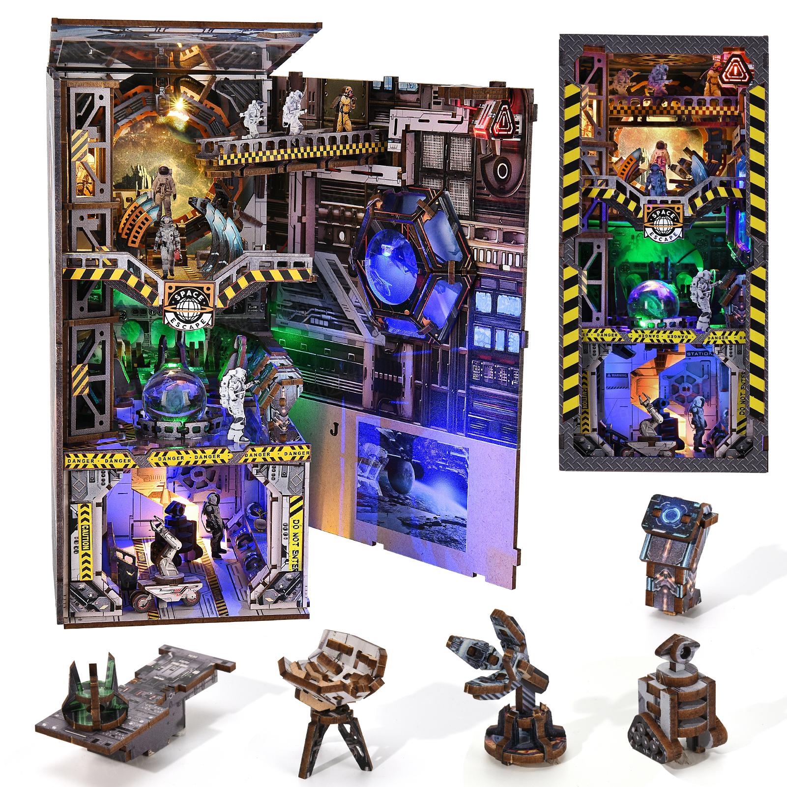 Interstellar Home: The Future Home of Mankind DIY Book Nook Kit-Book Nook World