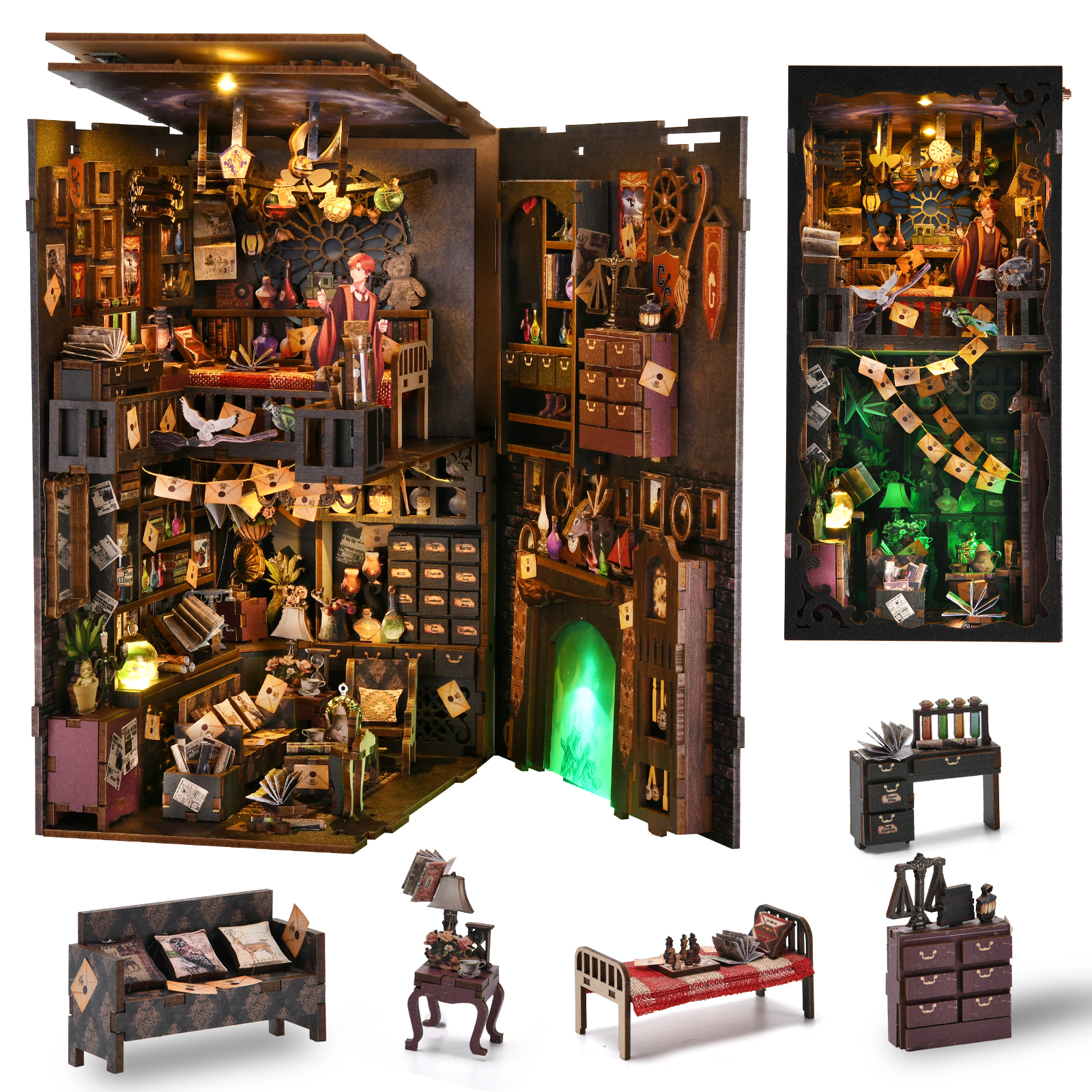 The House of Magic DIY Book Nook Kit-Book Nook World