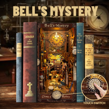 Chimes of Mystery DIY Book Nook Kit | Dust cover included-Book Nook World