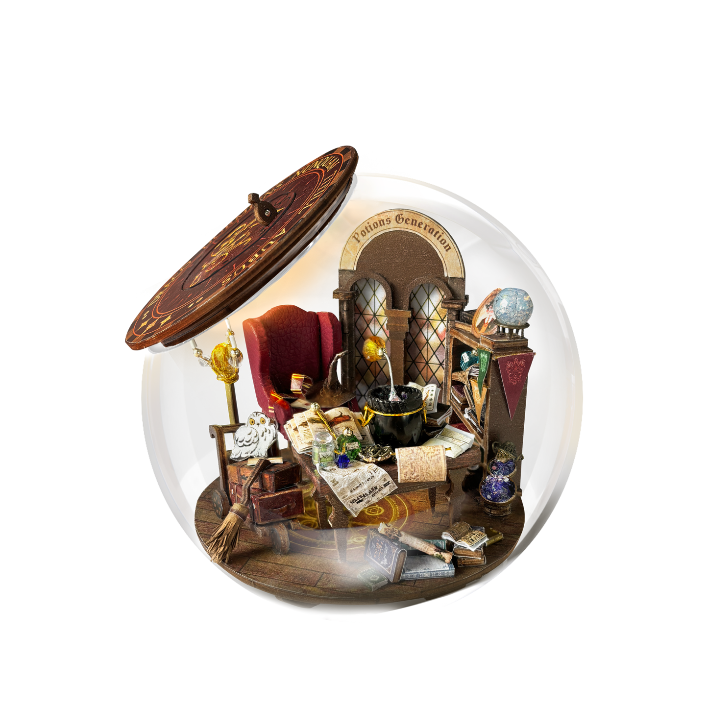 Underground Potion Castle DIY Miniature Dollhouse Kit-Book Nook World