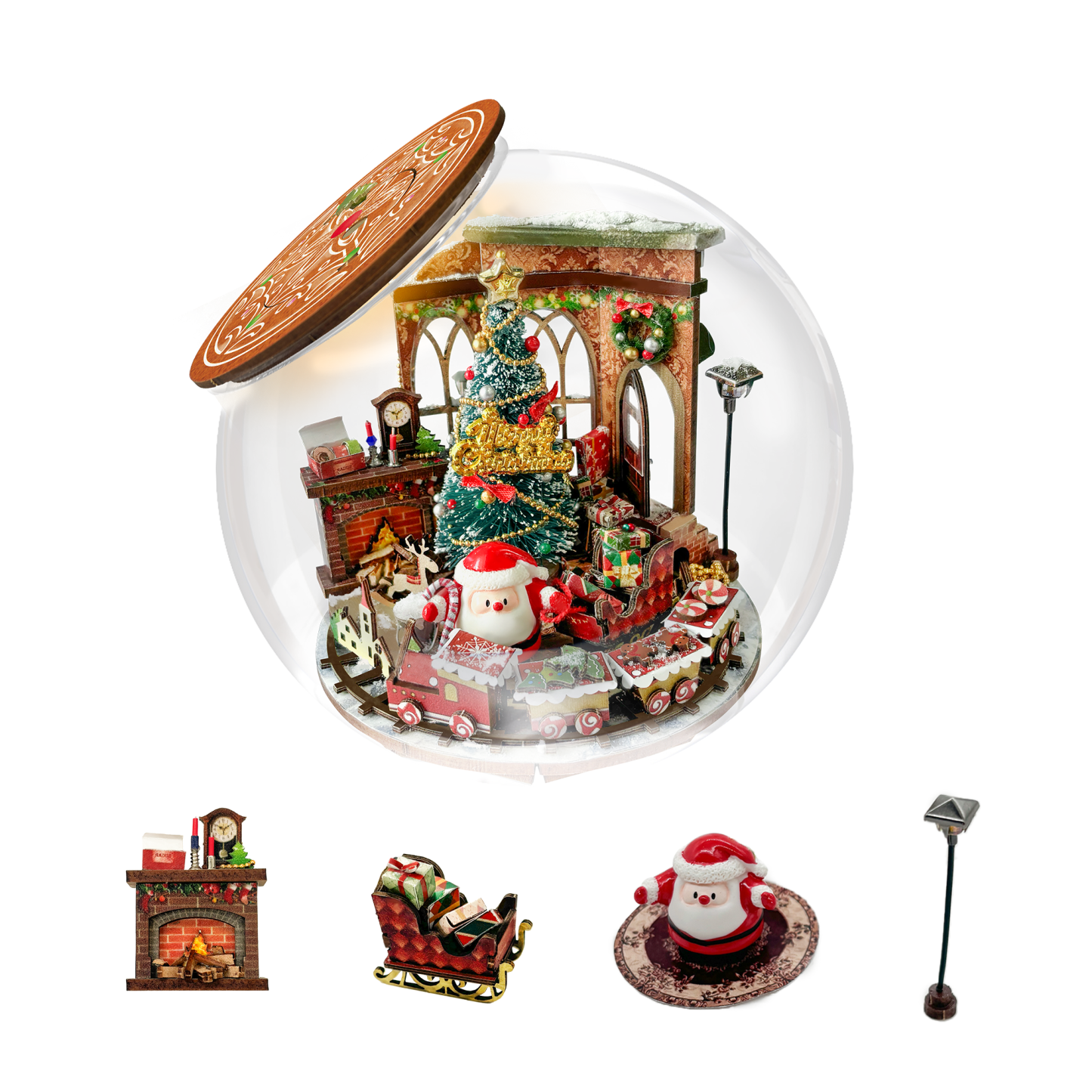 Christmas Prologue DIY Miniature Dollhouse Kit-Book Nook World