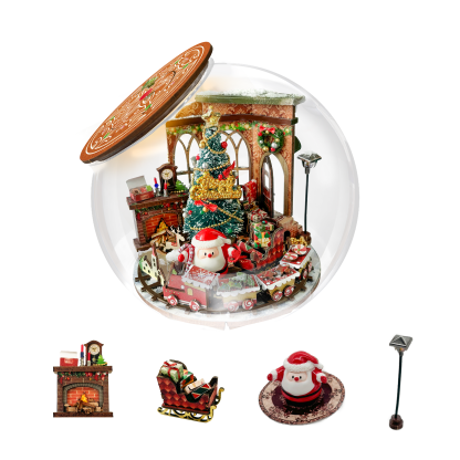 Christmas Prologue DIY Miniature Dollhouse Kit-Book Nook World