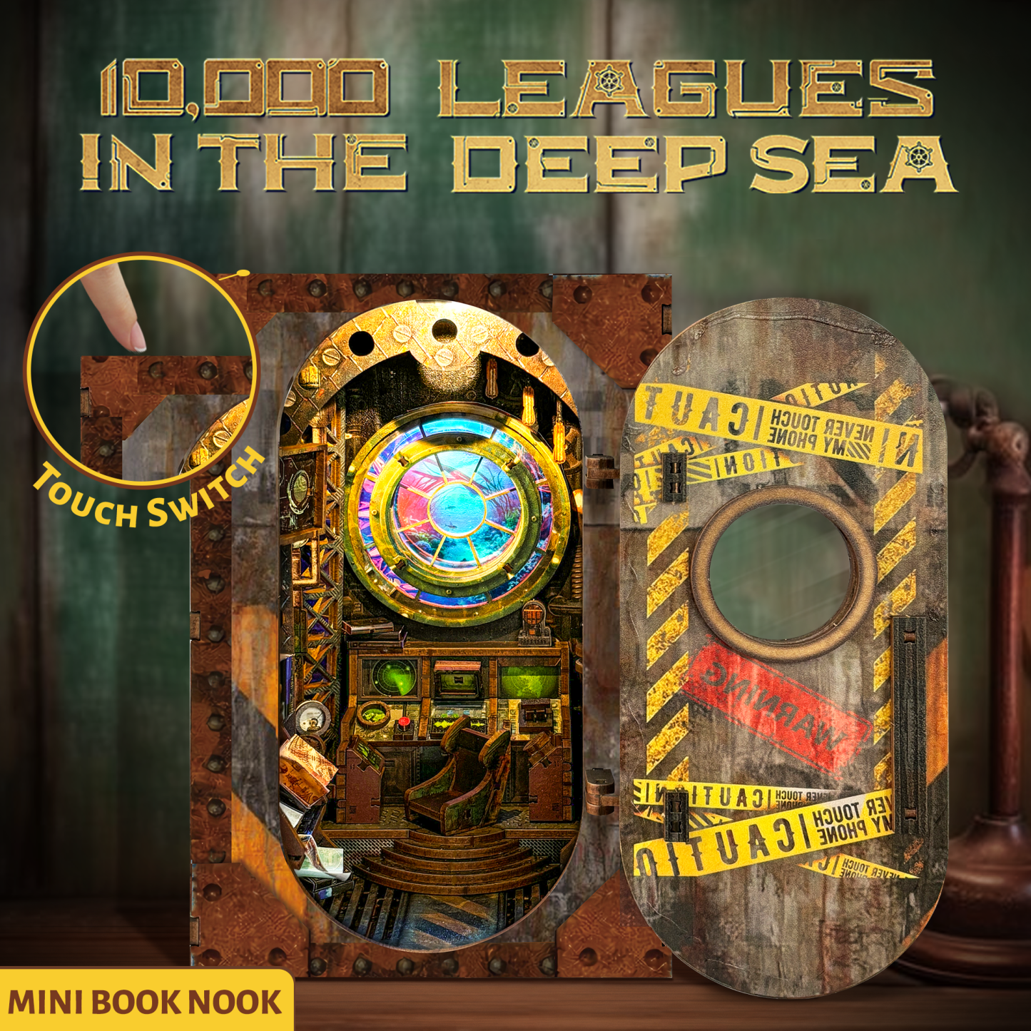 10,000 Leagues in the Deep Sea DIY Book Nook Kit-Book Nook World