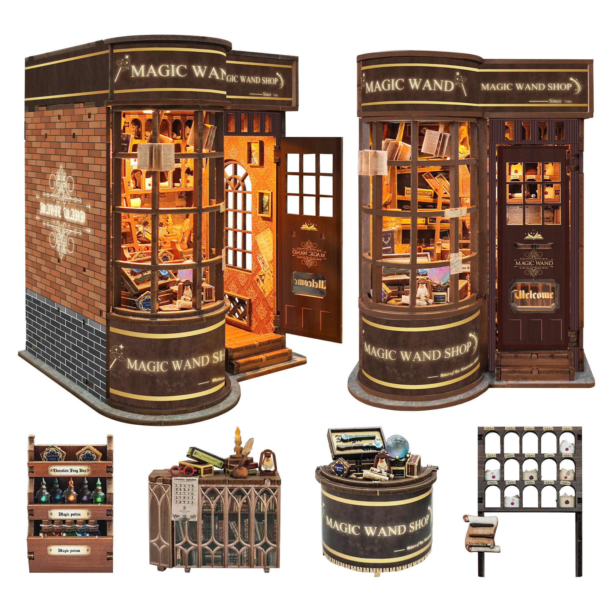 Magic Wand Store DIY Book Nook Kit-Book Nook World