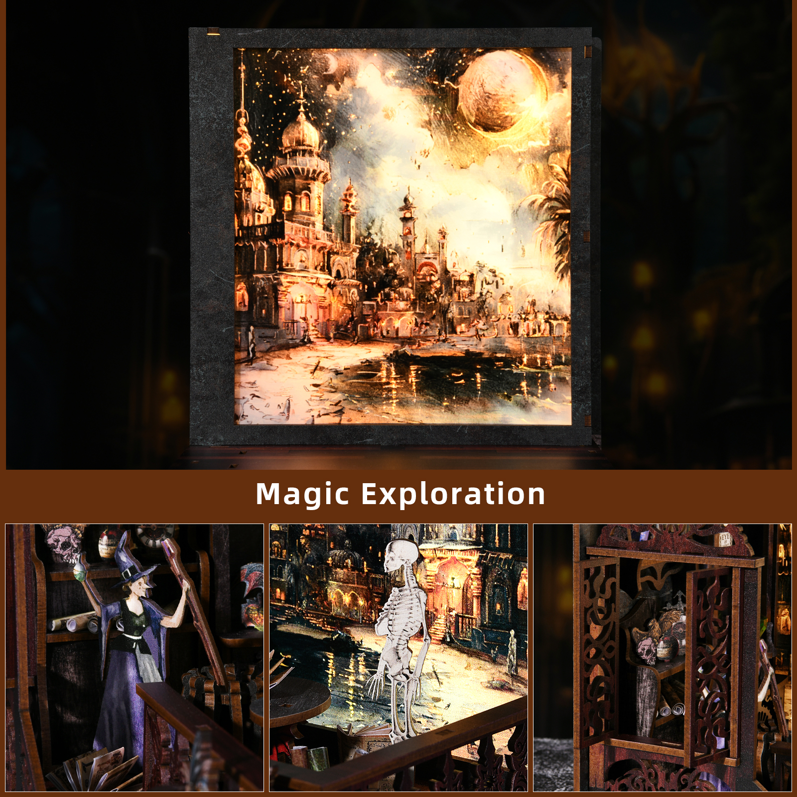 Mystic Chamber DIY Book Nook Kit-Book Nook World