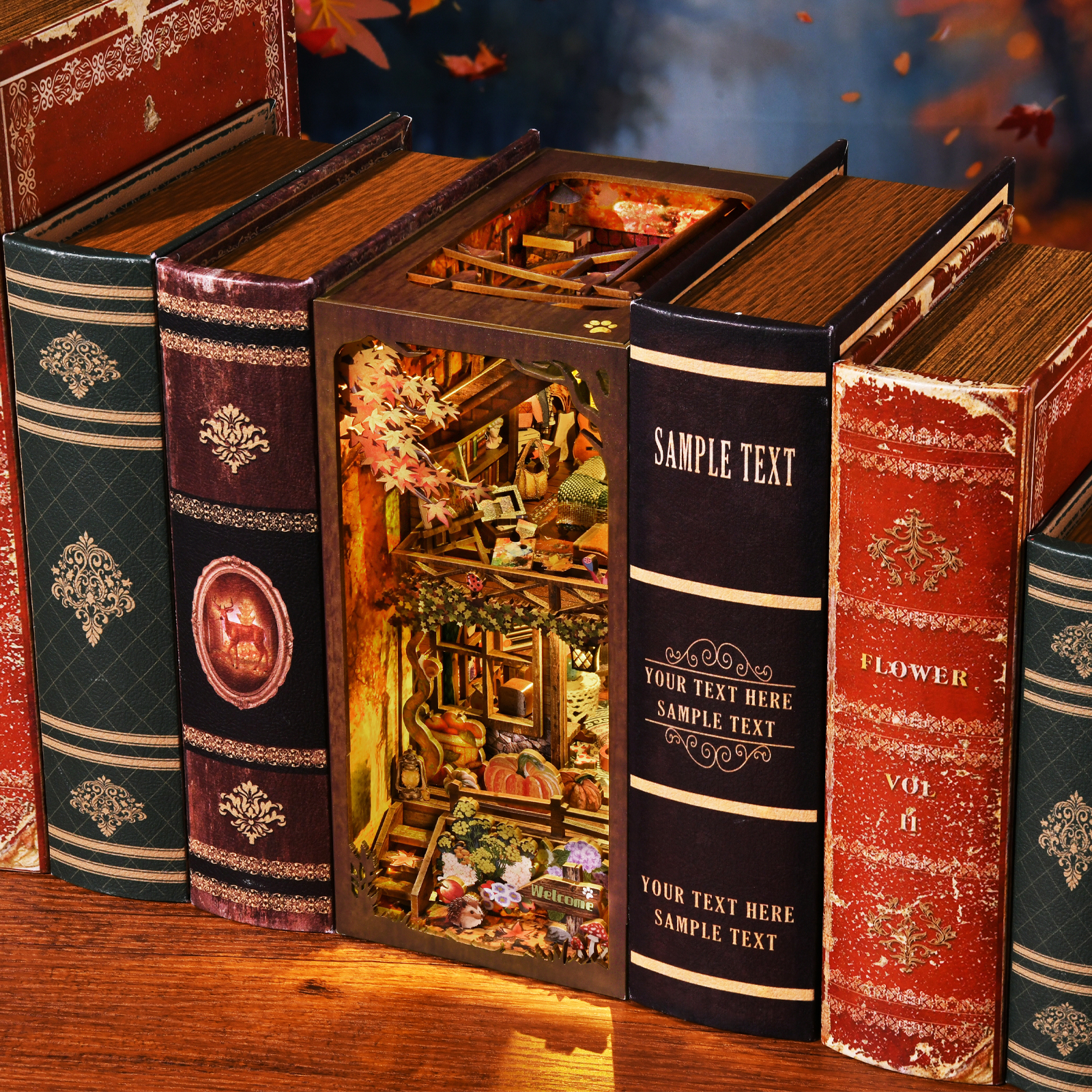 Twilight Cottage DIY Book Nook Kit -Book Nook World