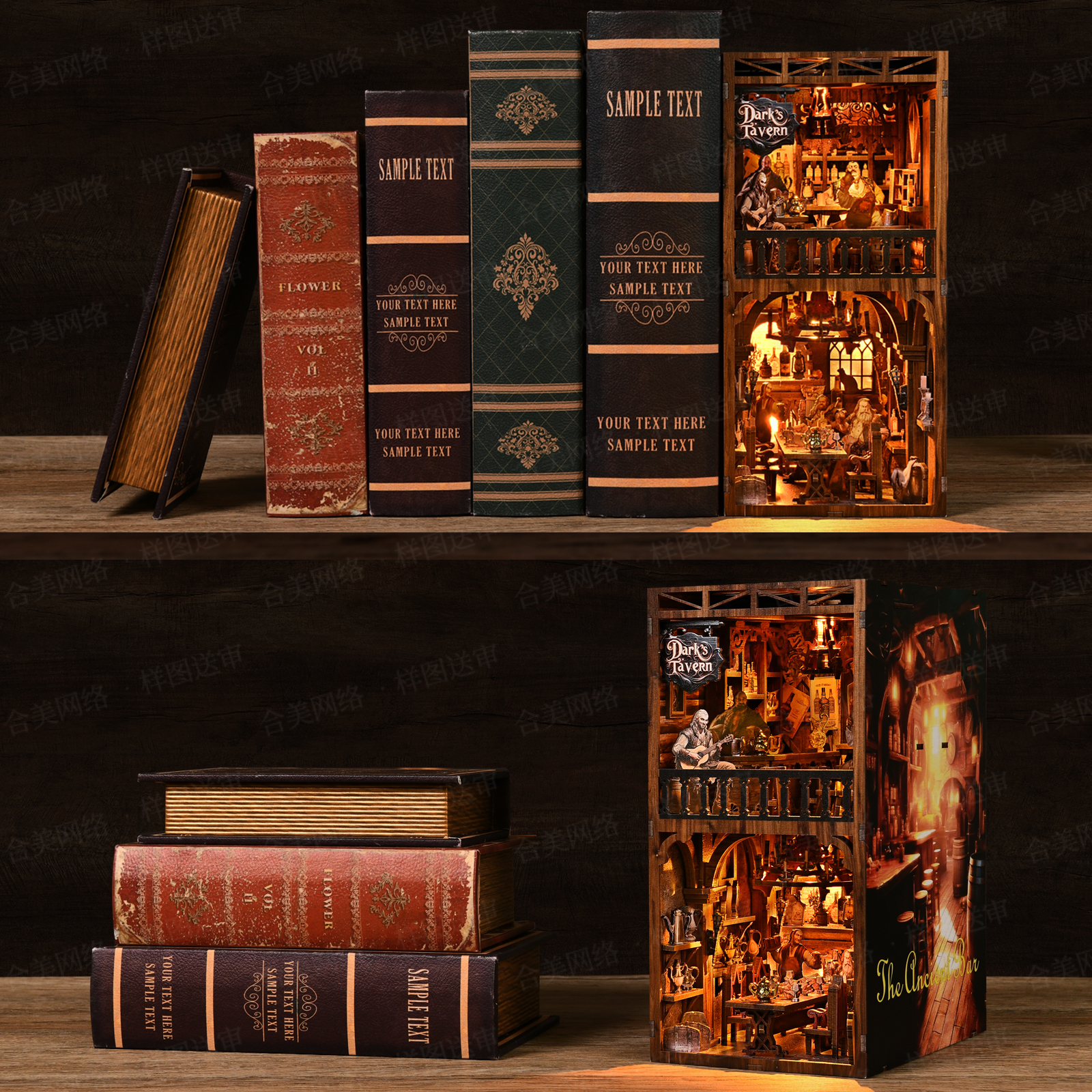 The Ancient Bar DIY Book Nook Kit-Book Nook World