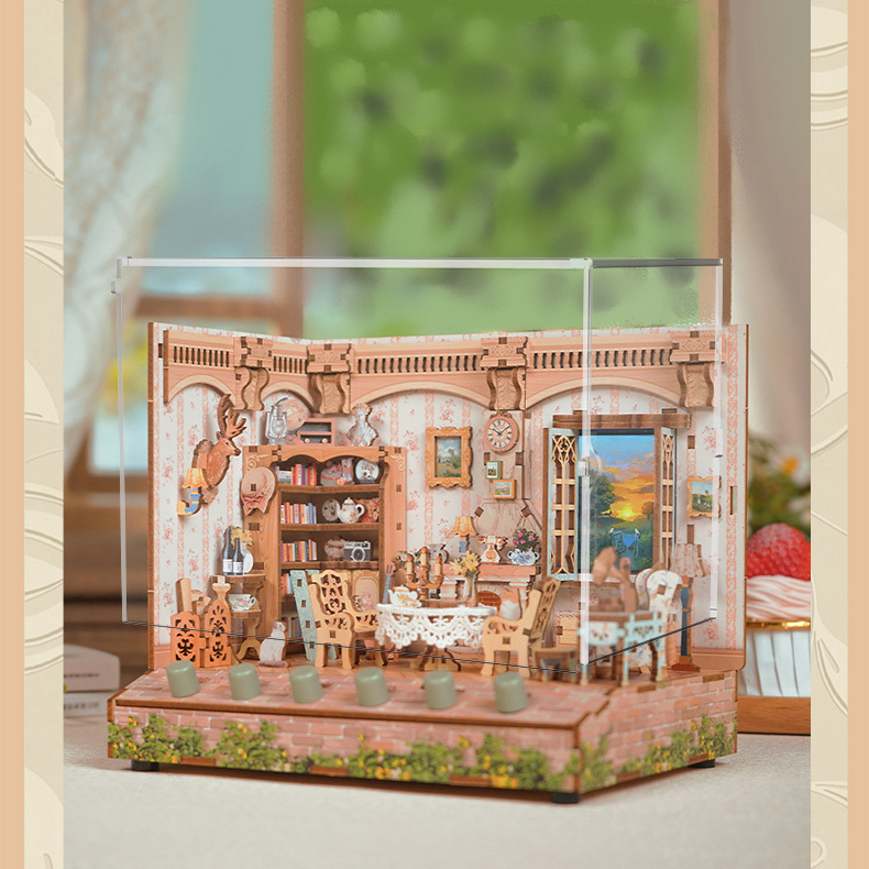 Country Lifestyle DIY Dynamic Music & Dynamic Scene Dollhouse-Book Nook World