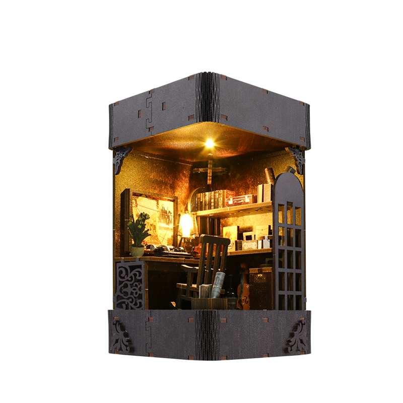 Detective Agency DIY Dollhouse Book Nook Kit-Book Nook World