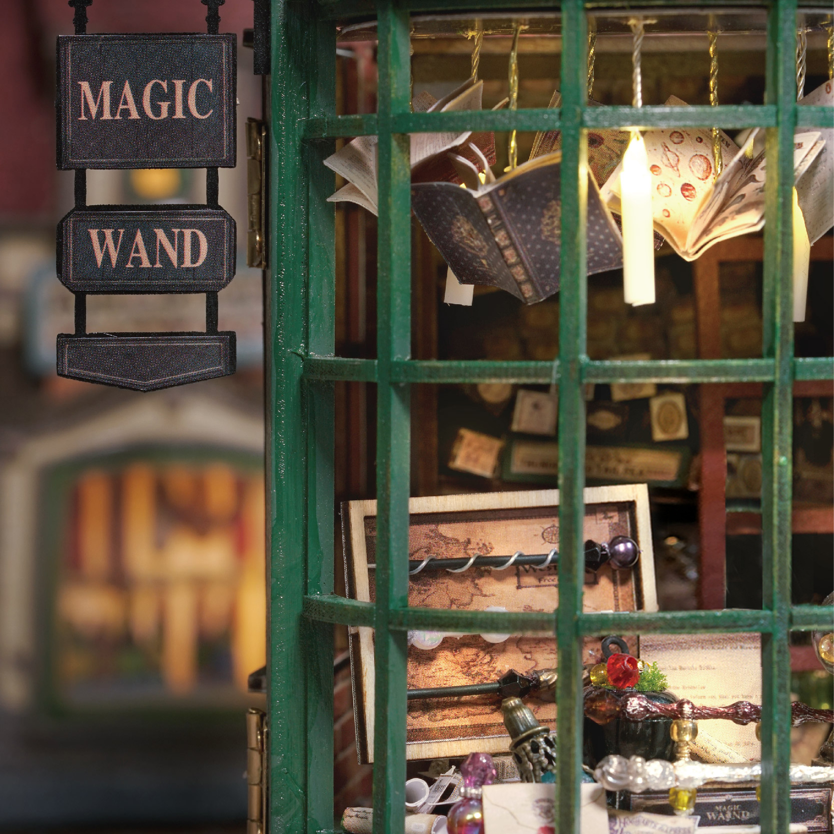 Magic House DIY Wooden Miniature House Kit-Book Nook World