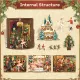 The Nutcracker's Dreamscape Adventure DIY Miniature Music Box Kit