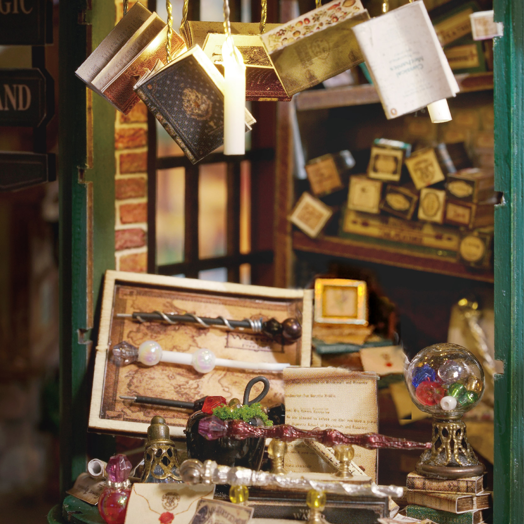 Magic House DIY Wooden Miniature House Kit-Book Nook World