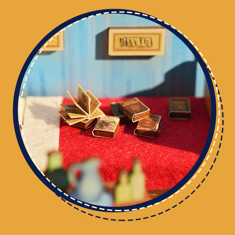 Van Gogh's Dream DIY Dynamic Music & Dynamic Scene Dollhouse-Book Nook World