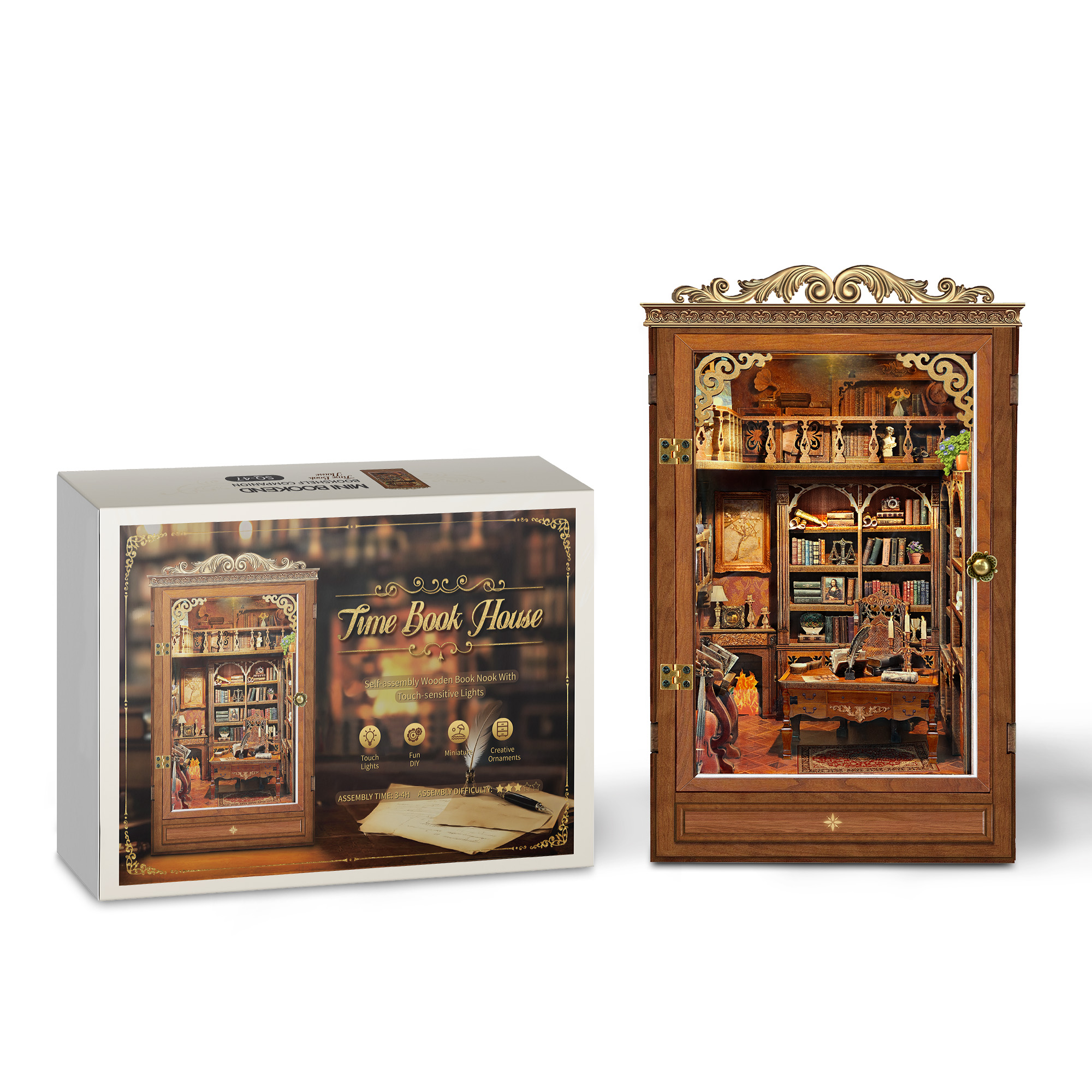 Time Book House DIY Book Nook Kit-Book Nook World