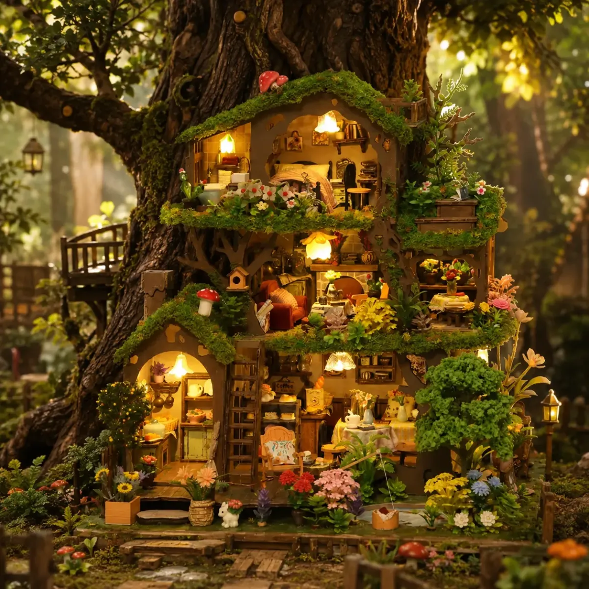 Layered Treehouse Design