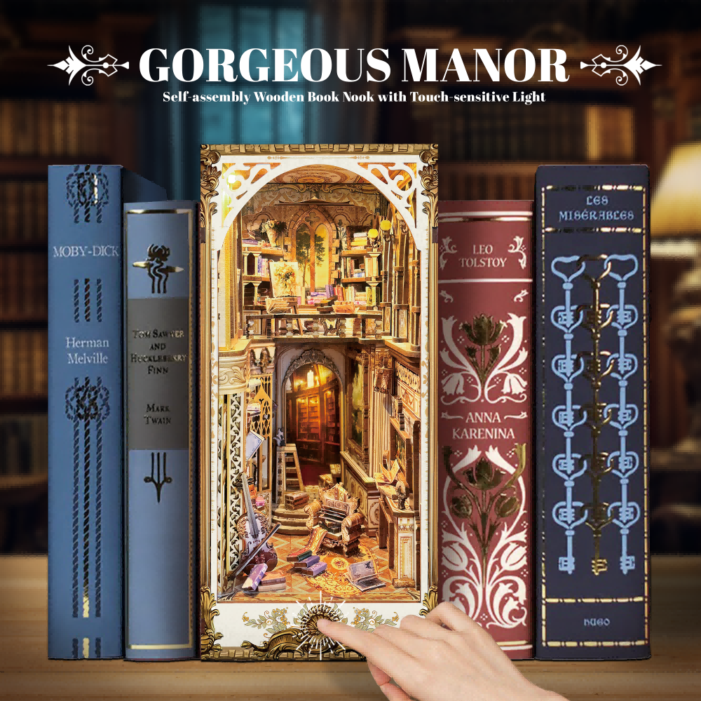 Gorgeous Manor DIY Book Nook Kit-Book Nook World