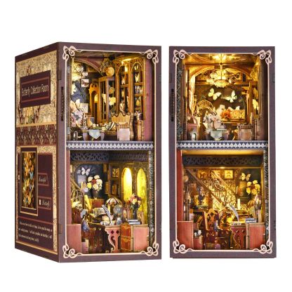 Butterfly Collection Room DIY Book Nook Kit-Book Nook World
