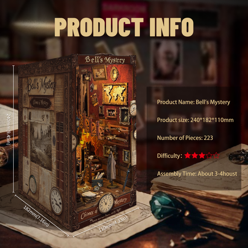 Chimes of Mystery DIY Book Nook Kit -Book Nook World