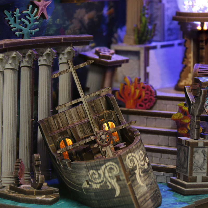 Riddle on the Seabed DIY Book Nook Kit-Book Nook World