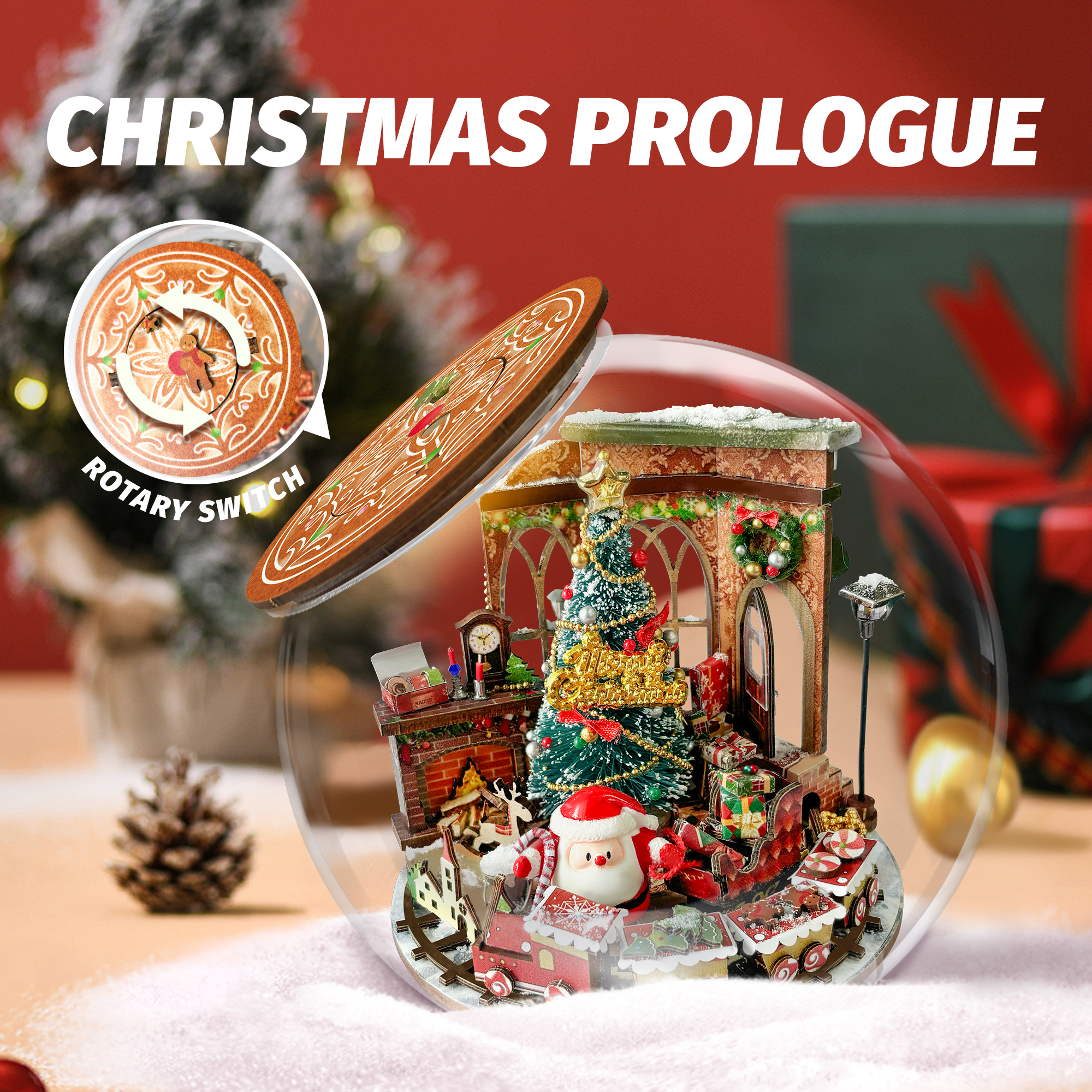 Christmas Prologue DIY Miniature Dollhouse Kit-Book Nook World