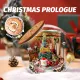 Weihnachts-Prolog DIY Miniatur-Puppenhaus-Bausatz