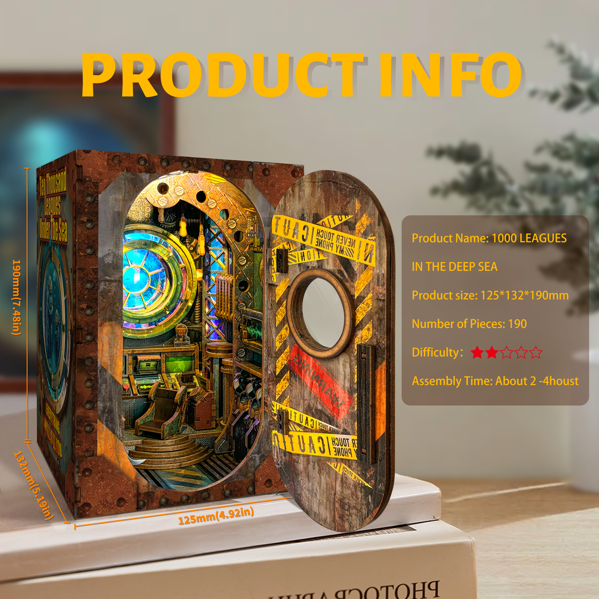 10000 Leagues in the Deep Sea DIY Book Nook Kit-Book Nook World