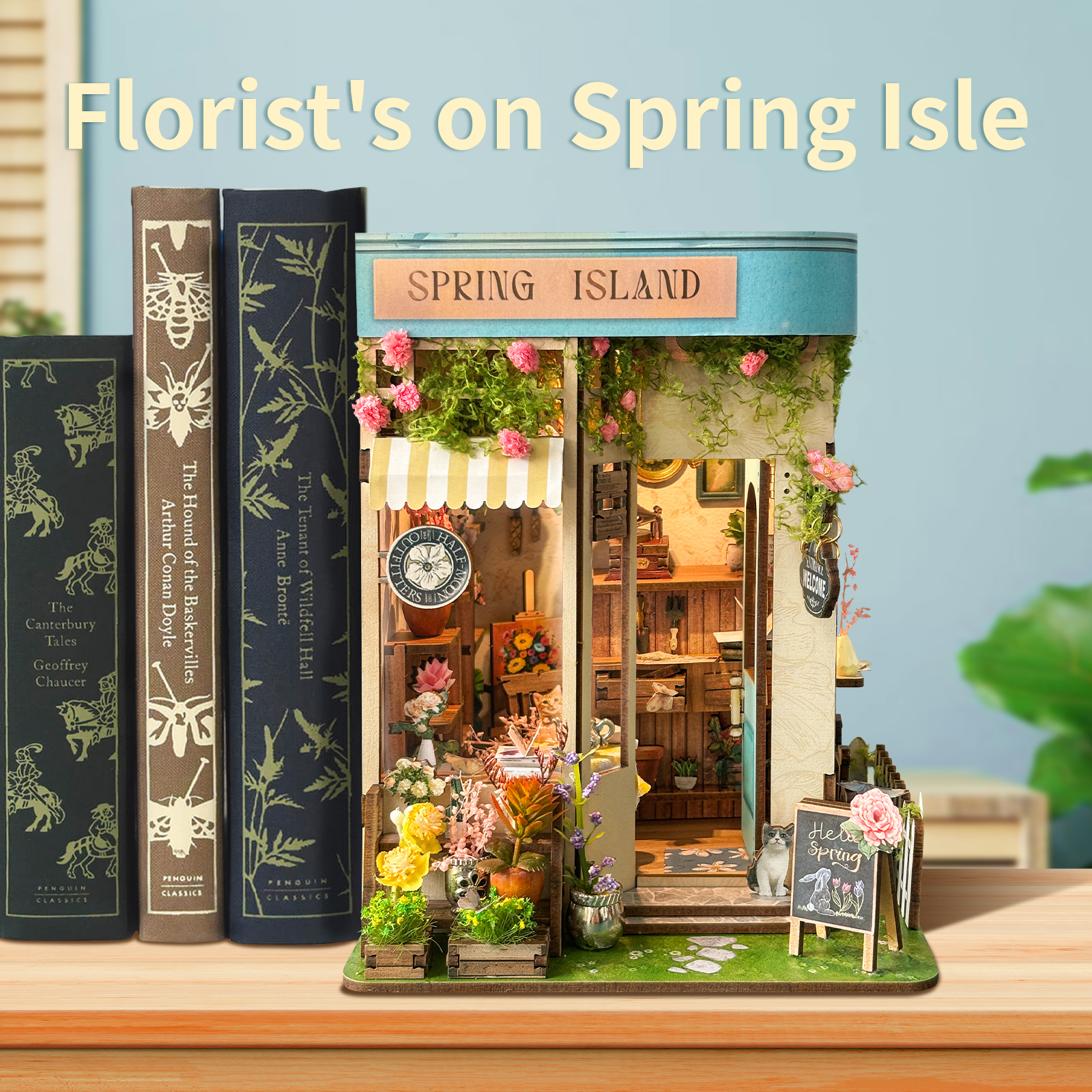 Spring Island DIY Book Nook Kit-Book Nook World